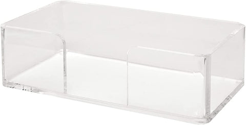 Hand Towel Holder for Bathroom Decorative Paper Hand Towels or Guest Towels Acrylic 4.5" x 9" x 2.5 Made in USA - Decorative Things