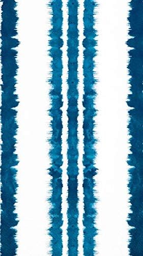 Indigo Tie-Dye Shibori Decorative Paper Napkins Dinner Napkins Disposable, Pool Party Beach Wedding Reception, BBQ Cookout July 4, Fingertip Towels Powder Room Ideas - Decorative Things