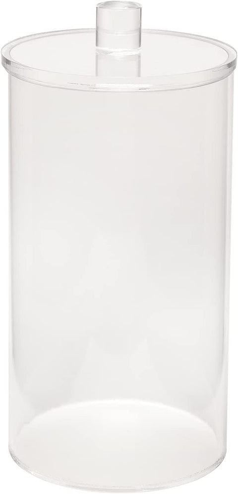 Decorative Things Toilet Paper Holder Stand Roll Storage Acrylic Holds 2 Regular Rolls, NOT for MEGA Rolls - 5" x 9" Tall - Decorative Things