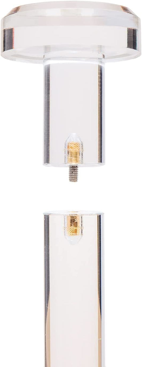 Paper Towel Holder for Kitchen Decor Paper Towel Dispenser for Kitchen Organization, Clear Acrylic for Modern Kitchen Storage, 13.5" Tall Standing Countertop Paper Towel Holders, Made in USA - Decorative Things