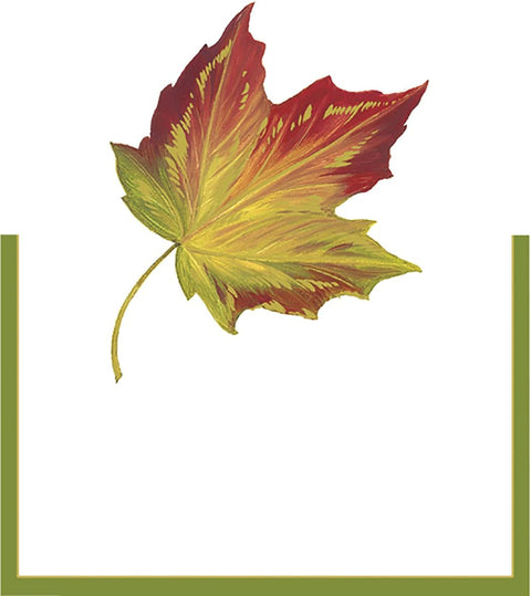 Caspari Place Cards Maple Leaf Place Cards - Decorative Things