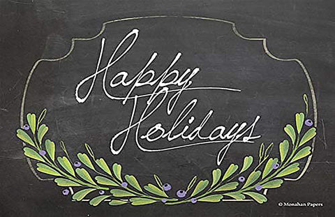 Christmas Placemats Christmas Paper Placemats Christmas Table Decorations Chalkboard Christmas Signs Happy Holidays - Decorative Things