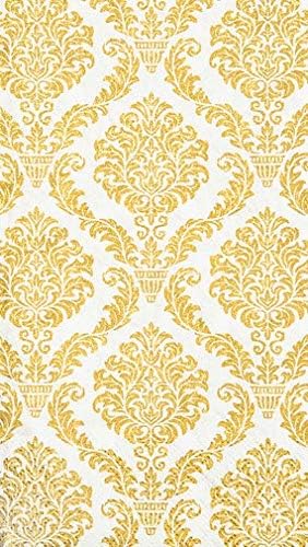Paper Bathroom Hand Towels - Fingertip Towels Disposable Guest Towels, Reception Wedding Table Decor Dinner Napkins Gold - Decorative Things