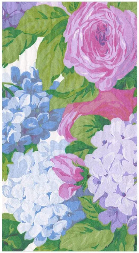 Caspari English Chintz Paper Guest Towel Napkins - 30 Count - Decorative Things