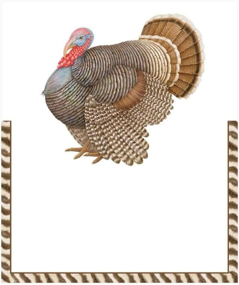 Caspari Thanksgiving Placecards Thanksgiving Dinner Table Decorations Thanksgiving Table Decor Turkey Pk 16 - Decorative Things