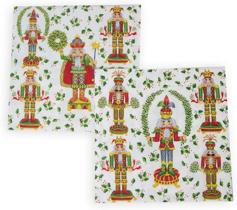 Nutcracker Christmas Napkin Dinner - 20 Per Package - 2 Units - Decorative Things