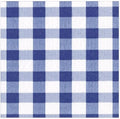 Caspari Gingham Paper Cocktail Napkins in Blue, Two Packs of 20 - Decorative Things
