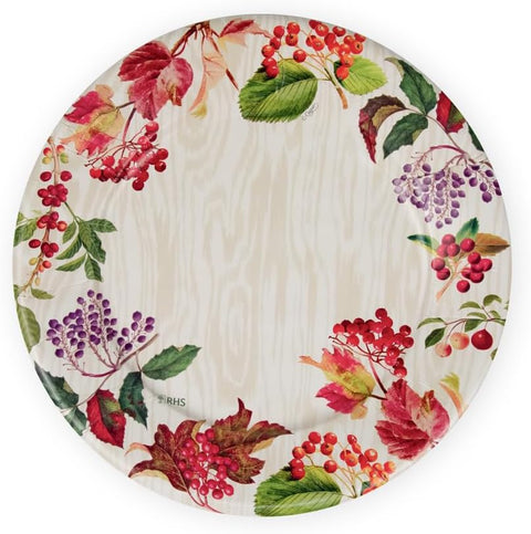 Berry Botanical Taupe Dinner Plates - 8 Per Package - 2 Units… - Decorative Things