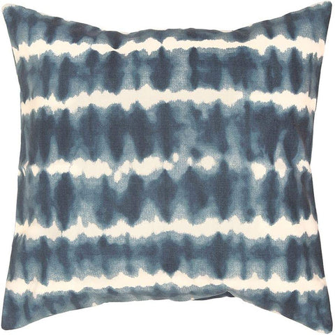 Indigo Shibori Throw Pillow Covers for Decorative Pillows 18x18 Blue Throw Pillows for Couch, Tie Die Style Print - Decorative Things