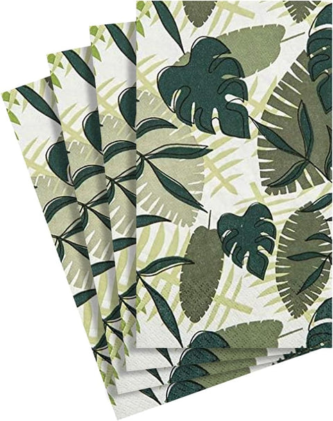 Decorative Paper Hand Towels for Bathroom Decor Guest Towels Fingertip Disposable Summer Hawaiian Luau Party Beach Wedding Table Decor Napkins - Decorative Things