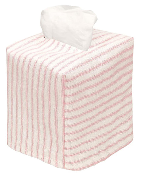 Tissue Box Cover Tissue Holder Tissue Dispenser Square Cube, Soft Fabric Cover Slips Over Cardboard Facial Tissue Boxes - Pink Room Decor, Nursery Decor, Bathroom, Bedroom, Lined Fabric Folds Flat - Decorative Things