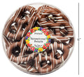 Chocolate Covered Pretzels Easter Gifts Easter Dessert 16 Chocolate Pretzels Gourmet Gluten Free Chocolate Dipped Easter Basket Stuffers 1/2 Pound Tub - Decorative Things