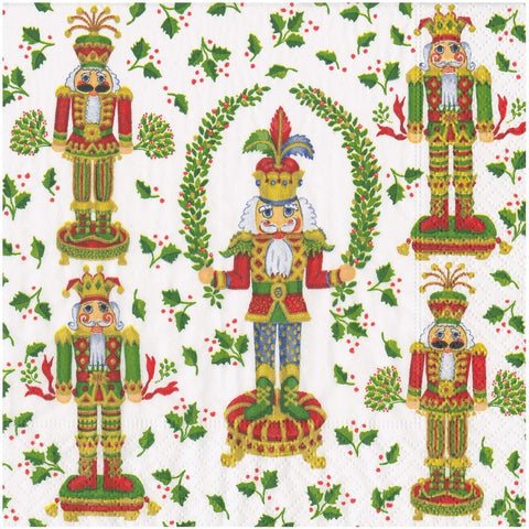 Nutcracker Christmas Napkin Dinner - 20 Per Package - 2 Units - Decorative Things