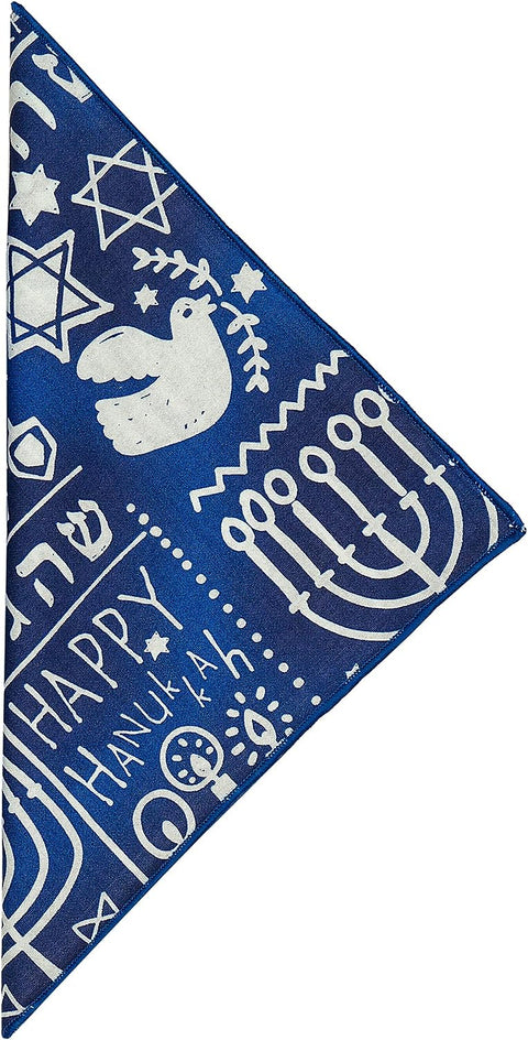 Hanukkah Napkins 18" x 18"Cloth Dinner Napkins, Elegant 100% Cotton Linen Napkins, Cloth Napkins for Hanukkah Table Decorations and Hanukkah Table Setting - Decorative Things