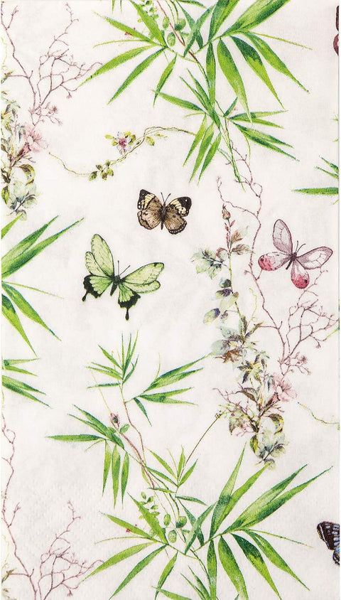 Decorative Paper Hand Towels for Bathroom Guest Fingertip Disposable or Dinner Napkins Wedding Table Decor Butterfly Bridal Shower Garden Party - Decorative Things