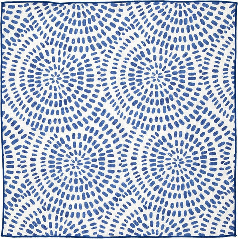 Cloth Napkins for Table Dinner Setting 18" x 18" Use with Blue and White Dishes, Plates, Tablecloths, 100% Cotton Linen Napkin - Decorative Things