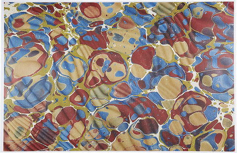 Marble Paper Placemats for Dining Table Mats Disposable Place Mats Kitchen Table Decorations Red & Blue Placemats - Decorative Things