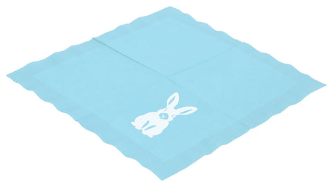 Easter Bunny Decorative Paper Napkins for Easter Table Décor, Easter Party Decorations, Easter Egg Hunt 6.5" x 6.5" Dessert Napkins Disposable Pk 16 - Decorative Things