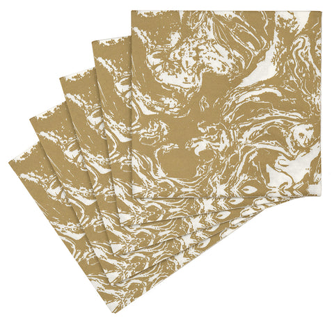 Gold Napkins for Wedding, Anniversary or Engagement Party Table Decor and Table Settings - Wedding Napkins Decorative Paper Dinner Napkins Disposable with Gold Decorations 8" x 8" Pk of 20 - Decorative Things
