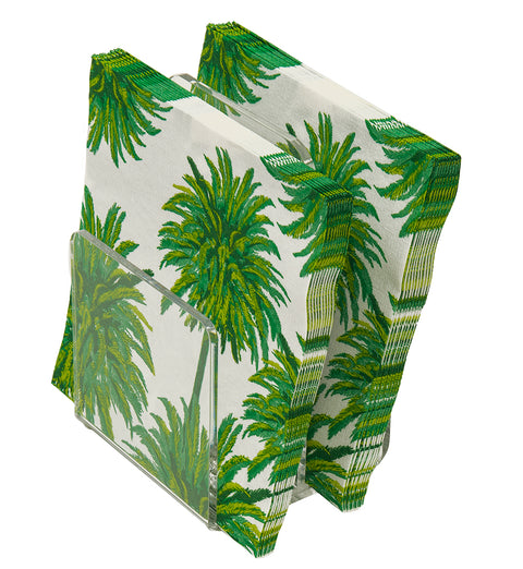 Dinner Napkins Paper Napkins Decorative for Luau Party, Beach Theme Hawaiian Tropical Decor Palms  8" x 8" Pack of 20 - Decorative Things