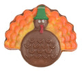 Chocolate Turkey Oreo Cookies with Gourmet Chocolate Turkeys Molded on Top, Fun Thanksgiving Gifts, Hostess Gifts, Party Favors - Kosher, Nut Free, Individually Wrapped Cookies, Box of 6 - Decorative Things