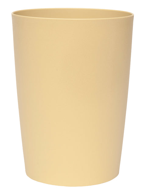 Decorative Bathroom Trash Can Garbage Can, Plastic Round Waste Basket with Washable Cloth Cover in Tommy Bahama Beach Theme Fabric 11.75" Tall - Decorative Things