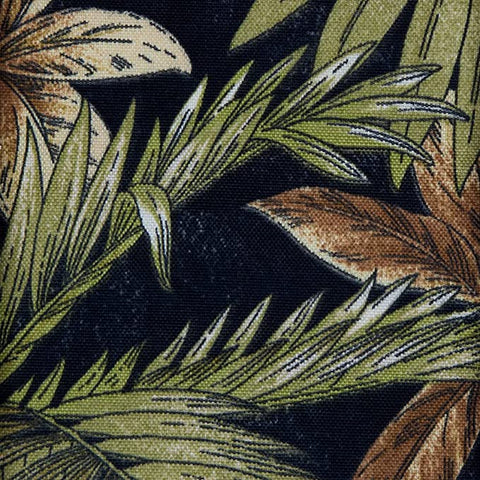 Window Treatments Valance Curtains Living Room or Kitchen Window Valances Tommy Bahama Fabric Beach Decor Bahamian Breeze Black 53 Inches x 13 Inches, Window Decor - Decorative Things