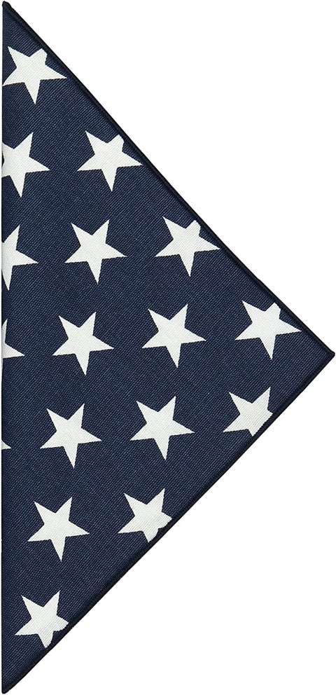 Cloth Napkins for 4th of July Party Decorations, Election Party Napkins, Table Linens Cotton Linen Napkins, Stars, 18" x 18" - Decorative Things