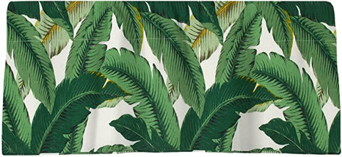 Window Treatments Valance Curtains Kitchen Window Valances or Living Room Tommy Bahama Fabric Green Curtains Rod Pocket Swaying Palms 53 Inches x 13 Inches, Window Decor - Decorative Things