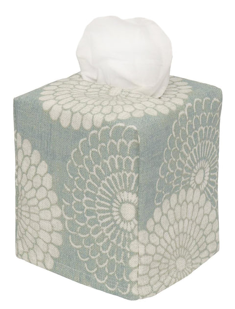 Tissue Box Cover Tissue Holder Decorative Bathroom Decor Blue Bathroom Accessories, Square Cube