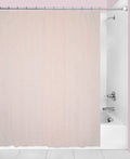 Pink Ticking Stripe Shower Curtains 84" & 96" - Decorative Things