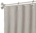 Black Ticking Stripe Shower Curtains 84" & 96" - Decorative Things