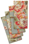 Cloth Napkins 18" x 18" Linen Napkins Table Linens Cotton Fabric Set of Floral Napkins, Dinner Table Napkins - Decorative Things