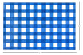 Paper Placemats Table Mats Table Decor Blue Checkered Gingham - Decorative Things