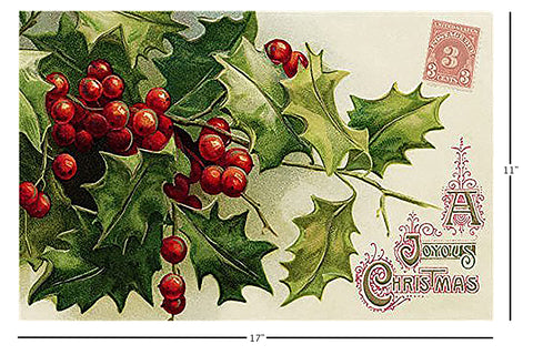Christmas Placemats Paper Placemats Christmas Table Decorations Table Decor Holly - Decorative Things