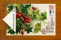 Christmas Placemats Paper Placemats Christmas Table Decorations Table Decor Holly - Decorative Things