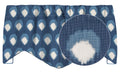 Blue Polka Dot Valance - Decorative Things
