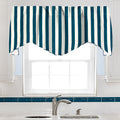 Blue & White Striped Valance - Decorative Things