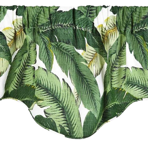 Tropical Palm Valance - Decorative Things