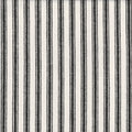 Black Ticking Stripe Valance - Decorative Things