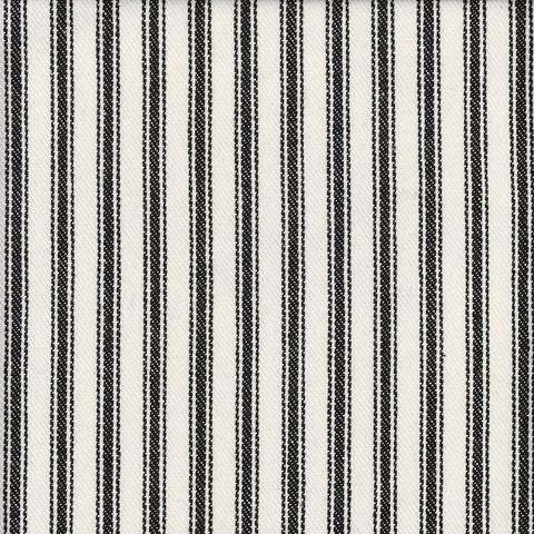 Black Ticking Stripe Valance - Decorative Things