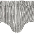 Black Ticking Stripe Valance - Decorative Things