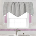 Black Ticking Stripe Valance - Decorative Things