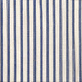 Blue Ticking Stripe Valance - Decorative Things
