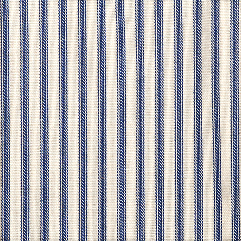 Blue Ticking Stripe Valance - Decorative Things