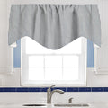 Blue Ticking Stripe Valance - Decorative Things