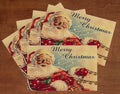 Christmas Placemats Paper Placemats for Christmas Party Decorations Disposable Placemats Santa - Decorative Things