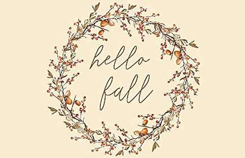 Fall Decor Fall Placemats Paper Placemats Fall Table Decor Thanksgiving Placemats Table Mats 'Hello Fall' - Decorative Things