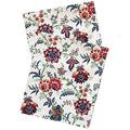 Red and Blue Table Runner for Dining Table, Kitchen Table Decor, Floral Farmhouse Table Cloth Rectangle Table Runners 90 Inches Long, Print Table Cloths for Party - Decorative Things
