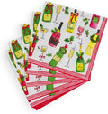 Tipsy And Toasty Cocktail Napkins - 20 Per Package - 2 Units - Decorative Things